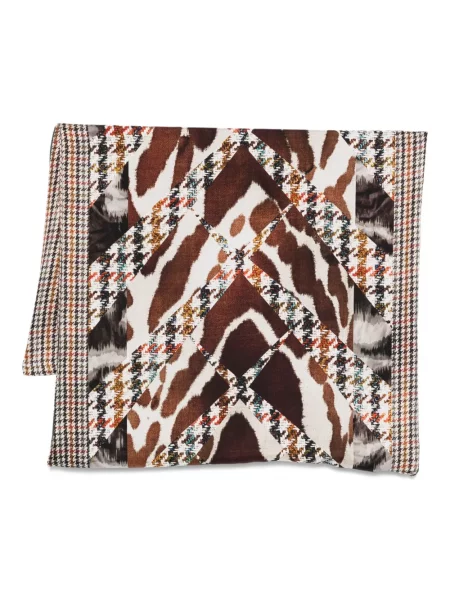 Fular Pierre-louis Mascia de mătase maro