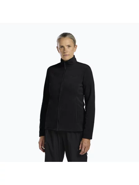 Bluza polarowa Jack Wolfskin Taunus Fz black czarny
