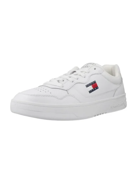 Bőr félcipo Tommy Jeans fehér