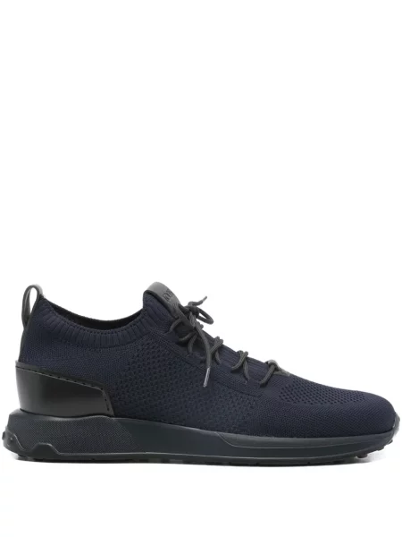 Sneakerși Tod's cu șireturi din dantelă albastru