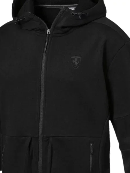 Geacă Puma cu glugă negru