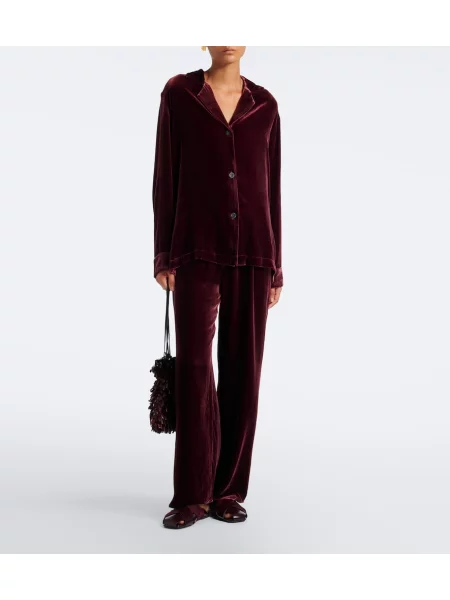 Pantaloni Asceno de catifea