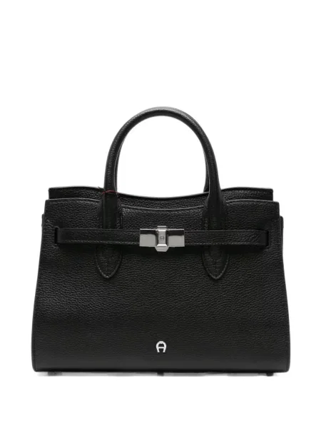 Geantă shopper Aigner din piele negru