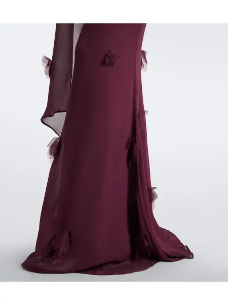 Rochie Self-portrait cu model floral cu aplicații