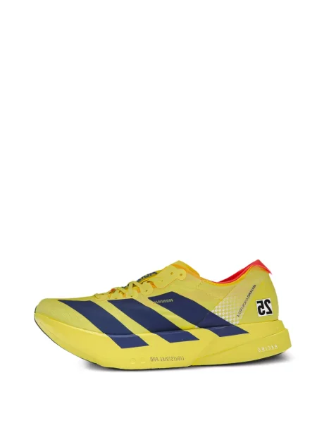 Sneakerși Adidas Adizero cu imprimeu geometric galben