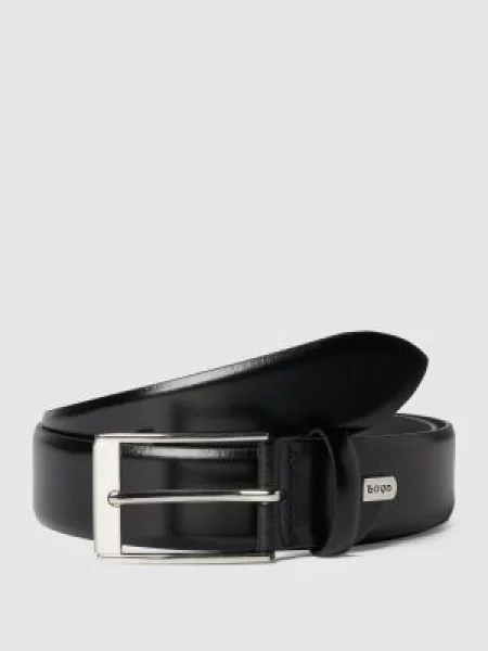 Skórzany ze sprzączką Lloyd Men's Belts czarny