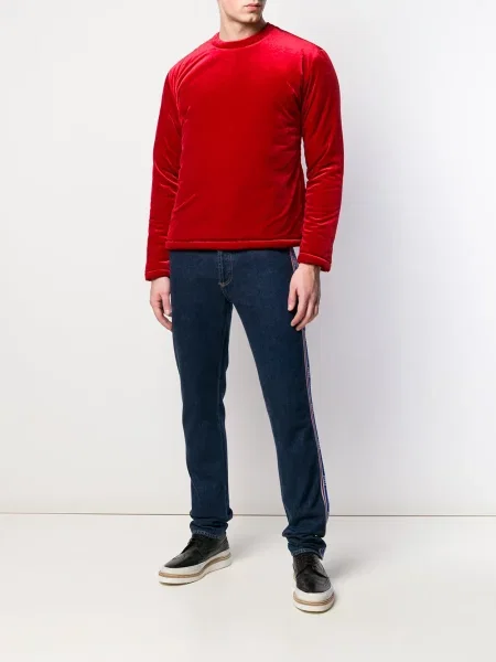 Sametový svetr Jean Paul Gaultier Pre-owned červený