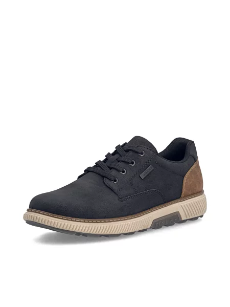 Rieker Pantofi cu șireturi sport ombră negru