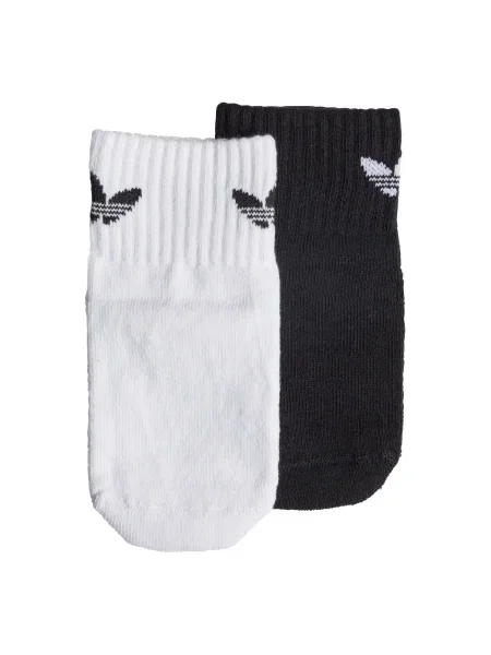 ADIDAS ORIGINALS Κάλτσες Anti-Slip 2 Pairs Kids μαύρο λευκό