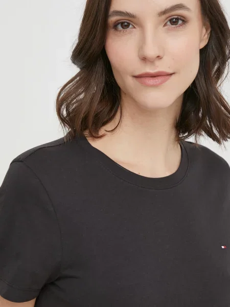 Τοπ Tommy Hilfiger μαύρο
