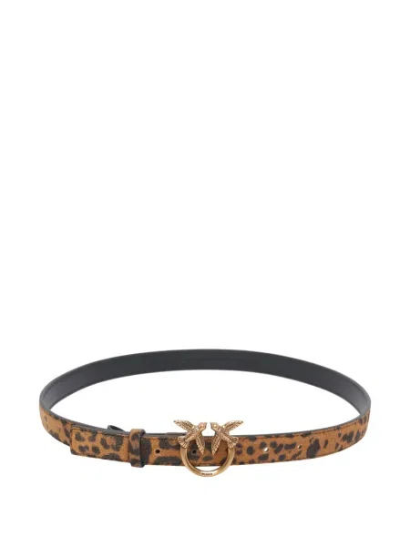 Curea Pinko cu imagine cu model leopard maro