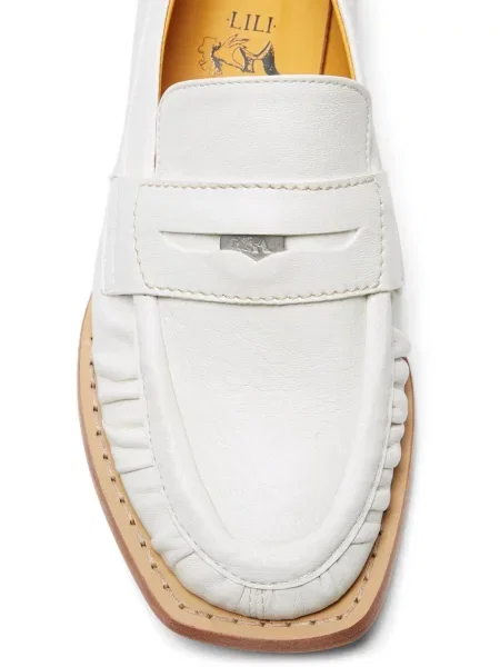 Pantofi loafer Lili Curia alb