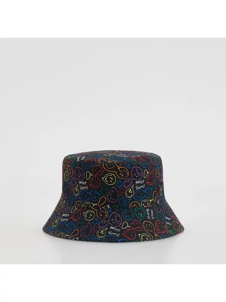 Reserved Klobouk bucket hat SmileyWorld® černý