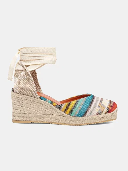 Espadryle Missoni na koturnie