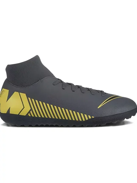 Semišové čtvercové sluneční brýle Nike šedé