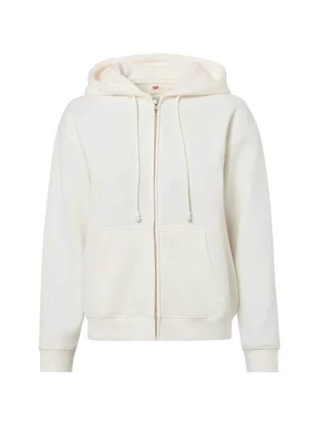 Bluza rozpinana zapinana na błyskawiczny Levi's biała