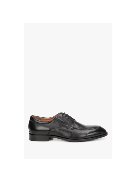 Туфлі дербі шкіряні Estro чорні