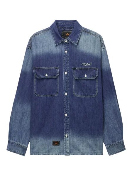 Cămașă Alpha Industries albastru