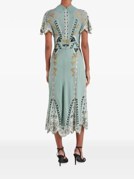 Rochie midi Temperley London verde
