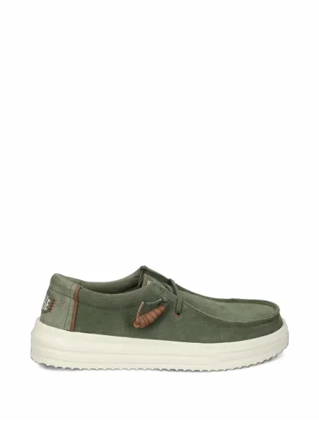 Pantofi loafer Hey Dude verde