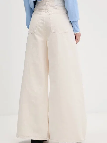 Tommy Jeans jeansy relaxed fit beżowe