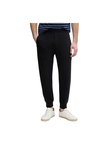 Emporio Armani Spodnie dresowe niebieskie