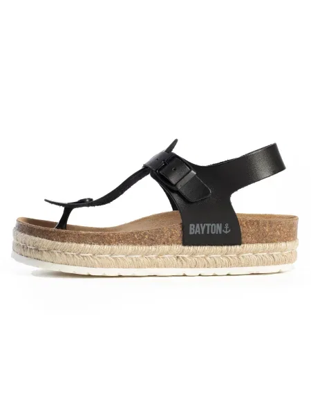 Bayton Flip-flops Celiane crem / maro / negru alb
