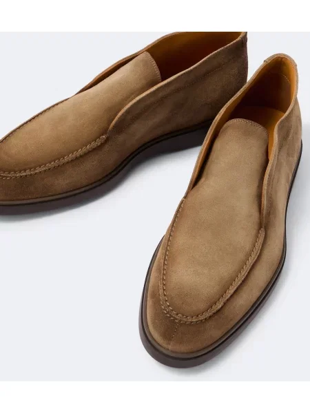 Chiloți Magnanni din piele de căprioară slip-on maro