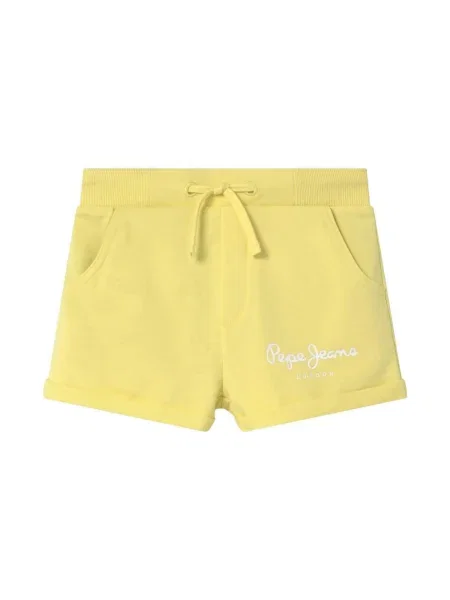 Pantaloni copii Pepe Jeans galben