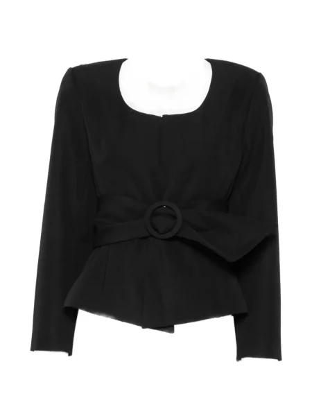 Cu centură geacă Jacquemus negru