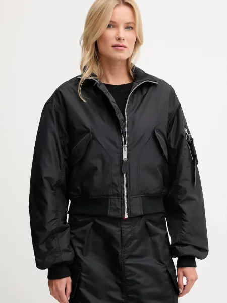 ALPHA INDUSTRIES Átmeneti dzseki fekete
