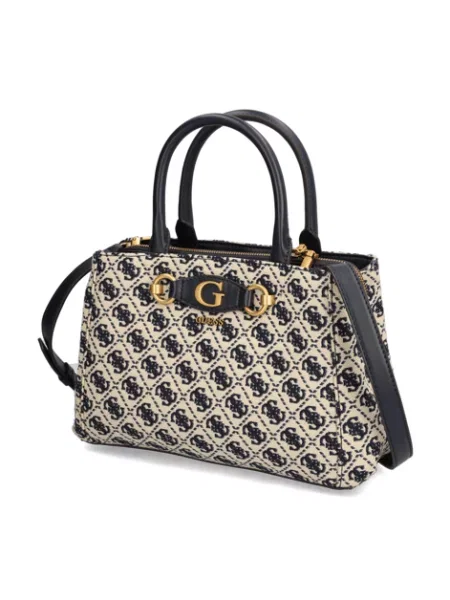 GUESS IZZY SMALL GIRLFRIEND SATCHEL modrá
