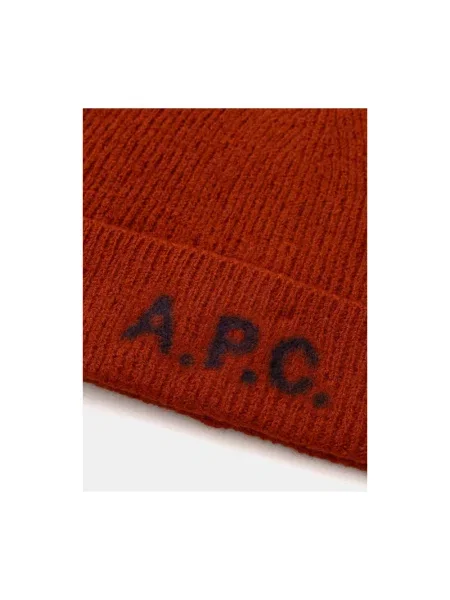 A.P.C. czapka wełniana bonnet harry czerwona