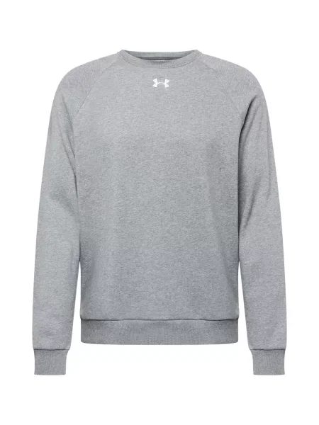 Majica dugih rukava Under Armour s melange uzorkom od flisa siva