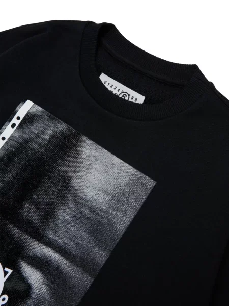 Sweter dziecięcy Mm6 Maison Margiela czarny