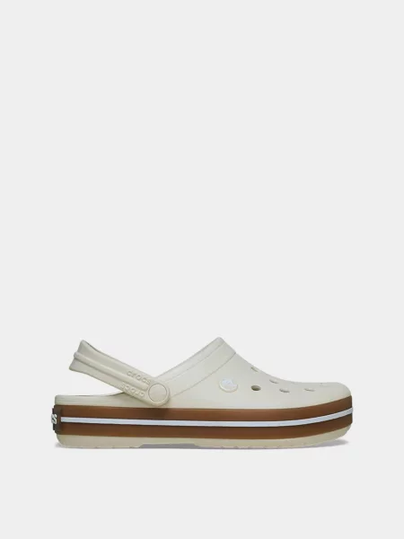 Детские сабо Crocs бежевые