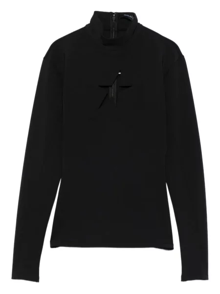 Tricou Mugler lung negru