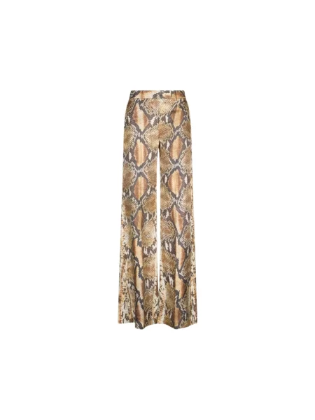 Spodnie Roberto Cavalli brązowe