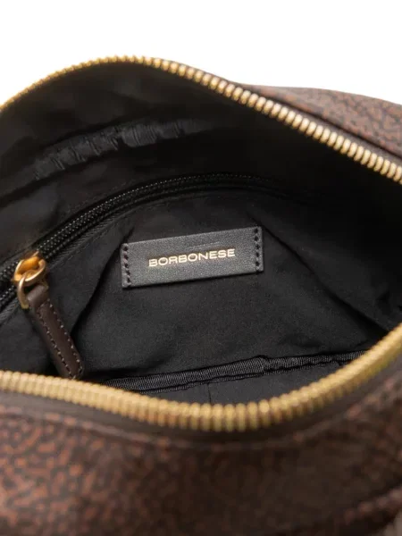 Geanta crossbody Borbonese cu imagine maro