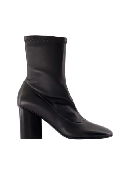 Buty do kostki Carel skórzane czarne