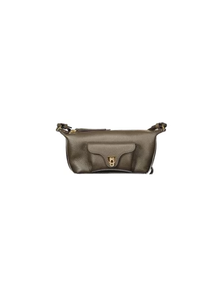 Torebka crossbody Coccinelle skórzana brązowa