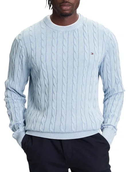 Pulover Tommy Hilfiger modra