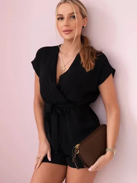 Salopetă Kesi scurtă negru