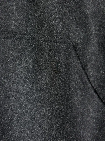 Hoodie Fendi κασμίρ γκρι
