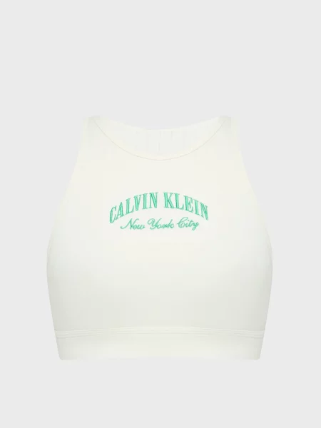 Без підкладки бюстгальтер Calvin Klein білий