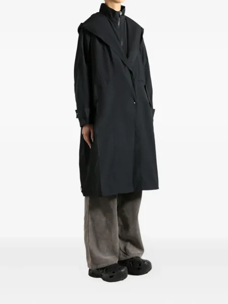 Parka Atelier New York s kapuljačom crna