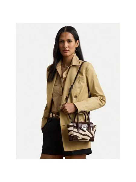 Torebka LAUREN RALPH LAUREN brązowa