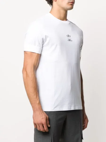 Tričko Neil Barrett s potiskem bílé