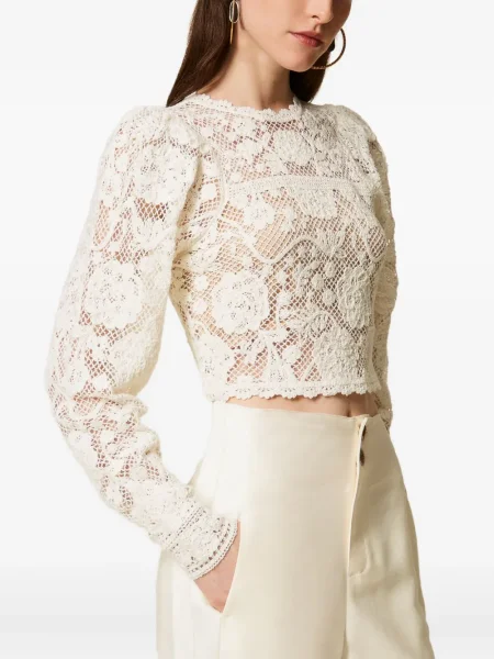 Pulover Twinset alb