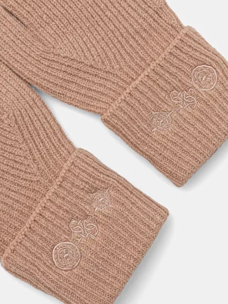 Рукавиці з додаванням вовни Guess CRESIDIA рожевий